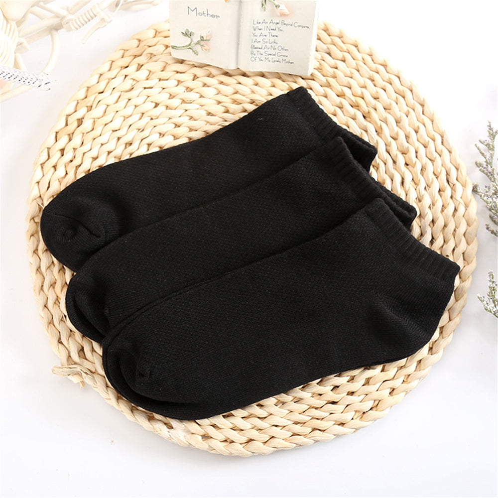 Women Soft Breathable Cotton Socks Unisex Solid White Gray Black Socks Mesh Ankle Socks Thin Boat Summer Meias Couples' socks