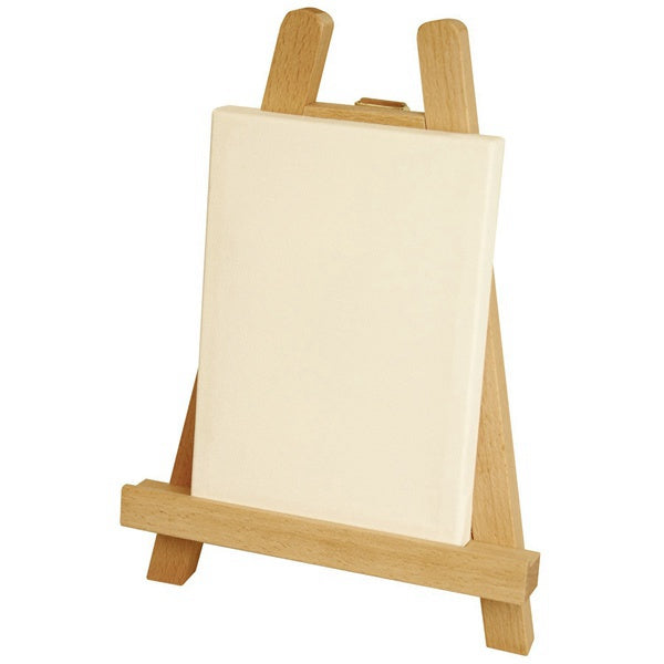 Wood A-Frame Mini Table Easels 11inch Triangle Easel Foldable Tabletop Photo Display Stand Card Holder Painting Art Supply