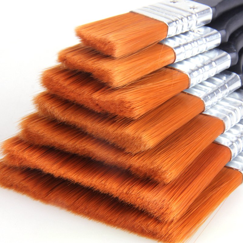 Wooden Acrylic Paint Brushes Nylon Oil Painting Brush Art Supplies Easy To Clean Art Paint Brushes Watercolor Oil Tool