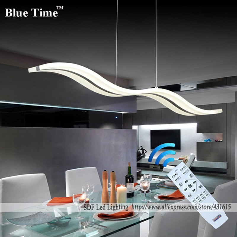 Wow NEW Dimmable Modern LED Chandeliers for dinning room bedroom studyroom chandelier lights 110V 220V lampadario with control