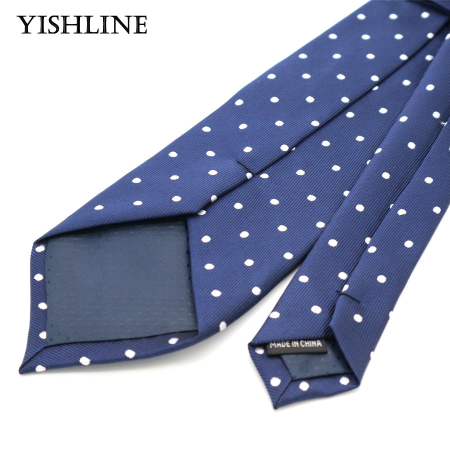 XKB 8CM Classic 100% Silk Men's Tie Fashion Neckties Blues Navy Blue Ties Geometric Men Cravat Business Wedding Party Gravatas