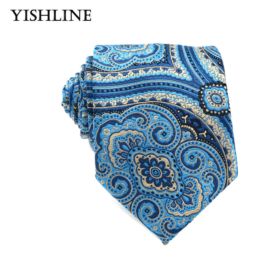 XKB 8CM Classic 100% Silk Men's Tie Fashion Neckties Blues Navy Blue Ties Geometric Men Cravat Business Wedding Party Gravatas