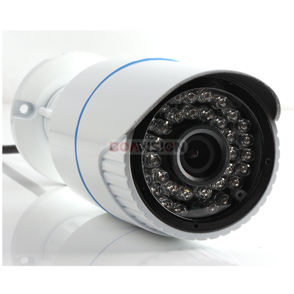 XMEYE H.265 H.264 4MP IP Camera POE Outdoor Bullet CCTV Security Camera High Resolution HI3516D + 1/3'' OV4689,IR Range 20M