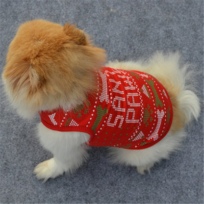 XS/S/M/L Pet Dog Clothes Christmas Costume Cute Cartoon Clothes For Small Dog Cloth Costume Dress Xmas apparel for Kitty Dogs P2