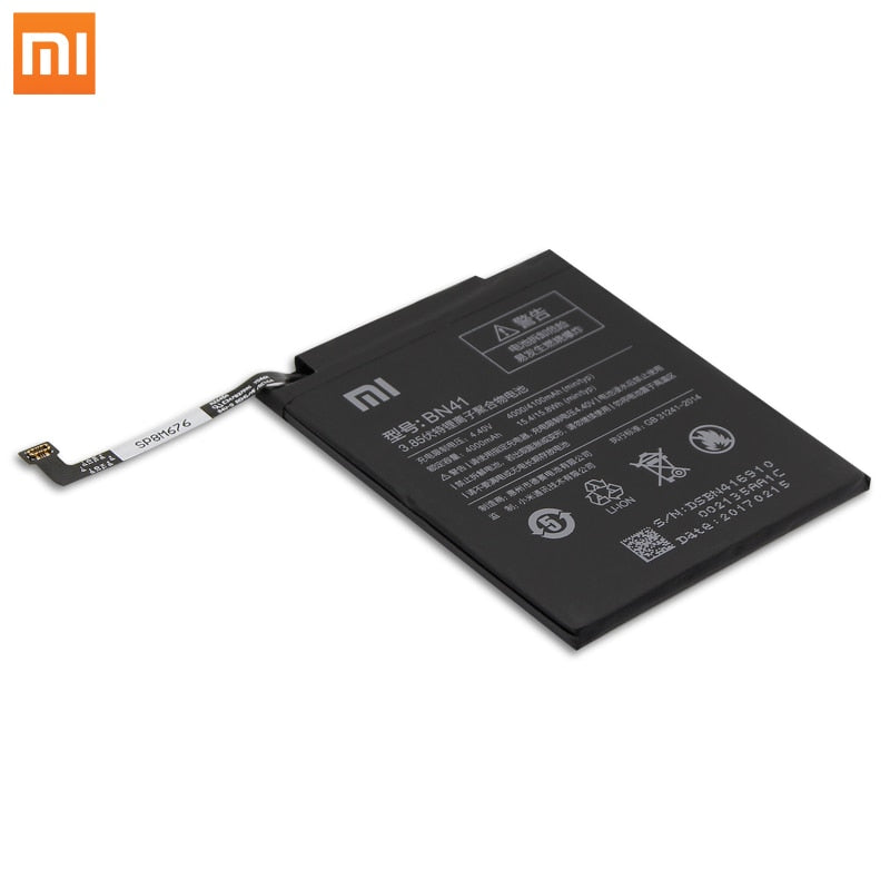 Xiao Mi BN41 Phone Battery For Xiaomi Redmi Hongmi Note 4 / Note 4X MTK Helio X20 4000mAh Original Replacement Battery + Tool