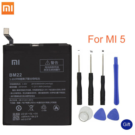 Xiao Mi Battery BM22  for xiaomi mi5 xiaomi M5 Original Replacement Battery 3000mAh