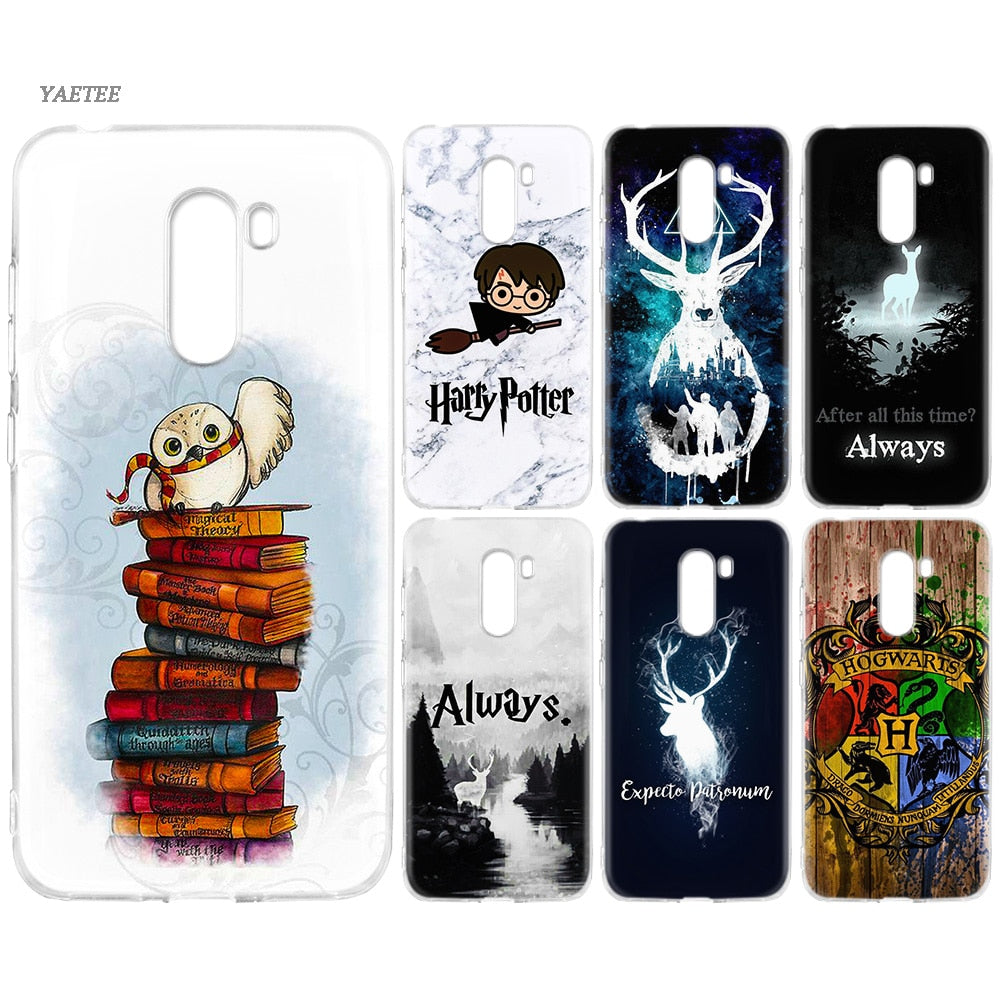 YAETEE Harry Potter The Deathly Hallows Silicone Case for Xiaomi Pocophone f1 Mi A2 Lite A1 Redmi Note 4X 5 5A 6 Pro S2 Plus 1