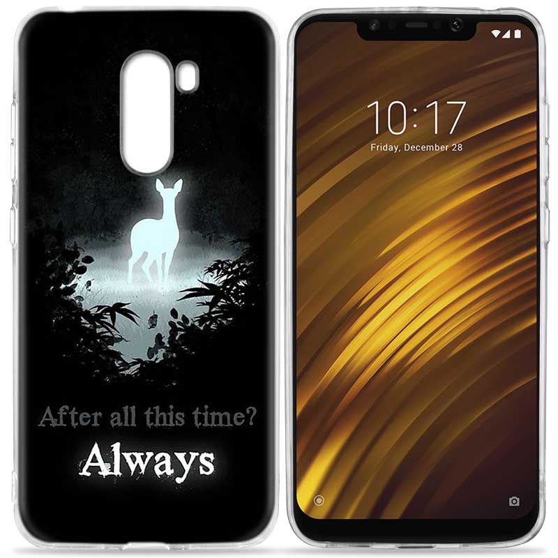 YAETEE Harry Potter The Deathly Hallows Silicone Case for Xiaomi Pocophone f1 Mi A2 Lite A1 Redmi Note 4X 5 5A 6 Pro S2 Plus