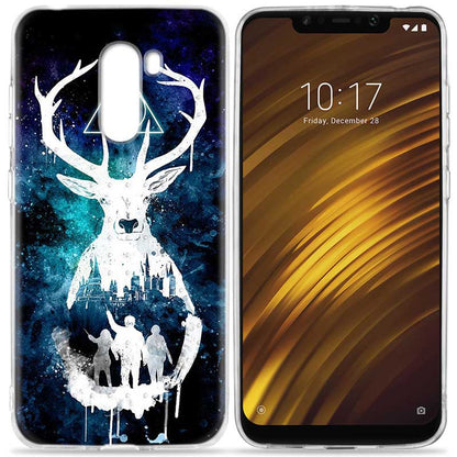 YAETEE Harry Potter The Deathly Hallows Silicone Case for Xiaomi Pocophone f1 Mi A2 Lite A1 Redmi Note 4X 5 5A 6 Pro S2 Plus