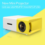 YG300/YG310 Mini Portable LED Projector For Home Theater Game Beamer Proyector Player SD HDMI USB Built-in Speaker LCD Beamer