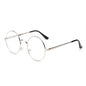 YOOSKE Women Round Glasses Frames Glasses With Clear Lens Men Optical Spectacle Frame Transparent Glasses For Harry Potter