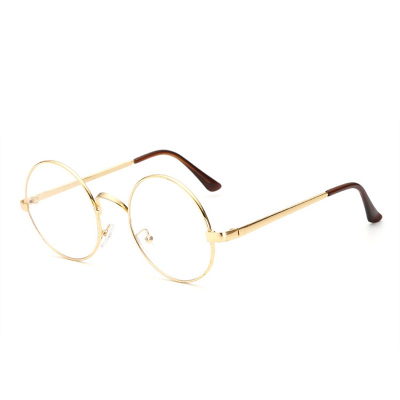 YOOSKE Women Round Glasses Frames Glasses With Clear Lens Men Optical Spectacle Frame Transparent Glasses For Harry Potter