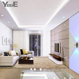 YooE 2W LED Wall Lamp  AC110V/220V Acrylic  Aluminum Indoor Wall Sconce Lighting bedroom LED Wall Light Cold/Warm White /Yellow