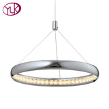Youlaike Modern Crystal Chandelier For Dining Room Single Light Hanging LED Crystal Lamp Home Decoration Lustres De Cristal