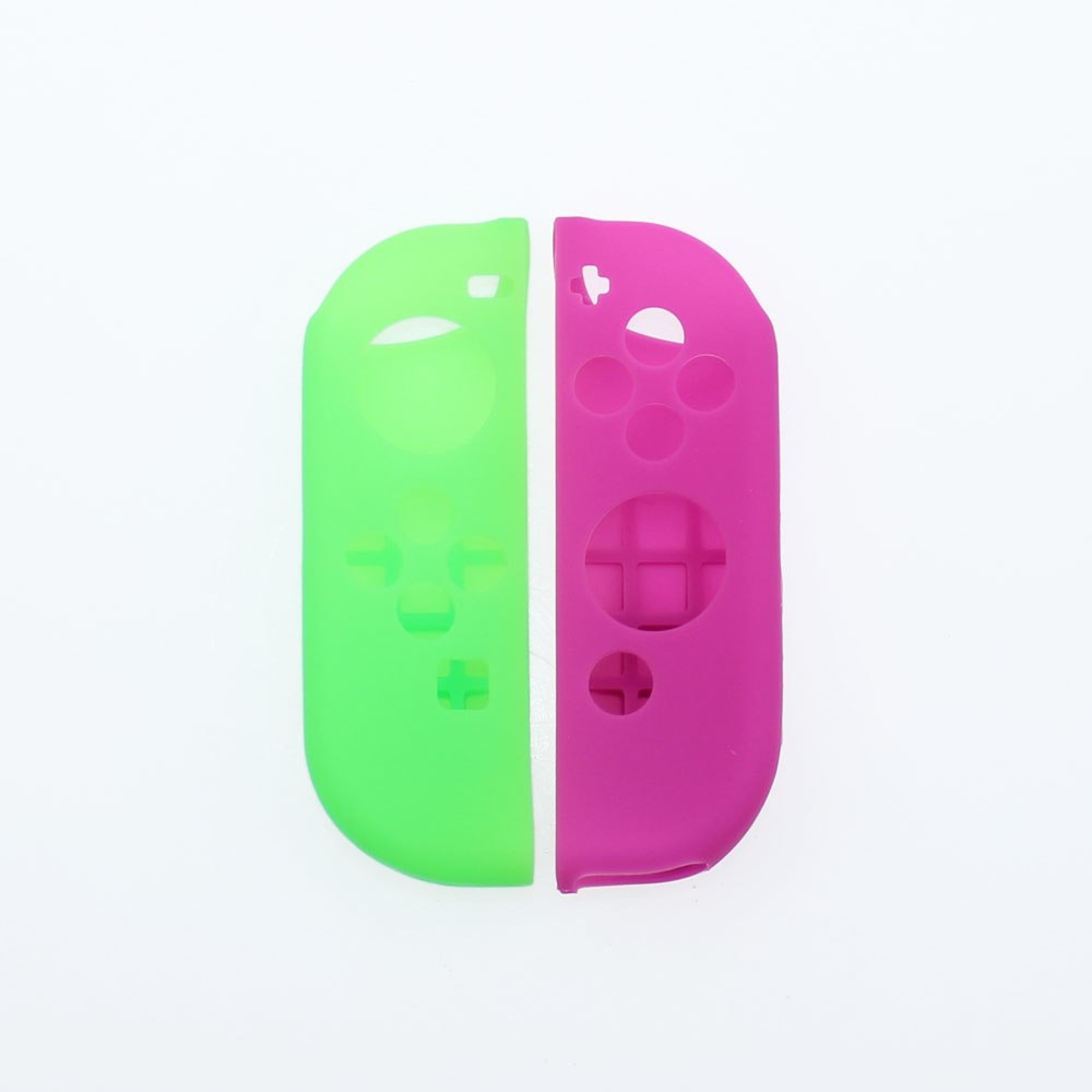 YuXi Red black green clear Soft Silicone Protective Skin Case For Nintend Switch NS Joy-Con Controller Shell