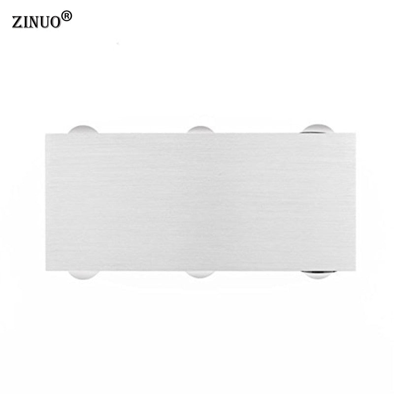 ZINUO Aluminum 6W Led Wall Light UP &amp; Down LED Stair Bedside Lamp Bedroom Reading Wall Sconce Light Porch Stair Lamp 220V 110V