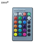 ZINUOAC85-265V Led Wall Lamp RGB 3W With 24Key Remote Controller Lighting Sconce Indoor Decoration Light For  KTV Bar Restaurant