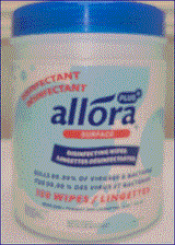 Allora plus Surface Disinfecting Wipes Kills 99.99% 150 wipes