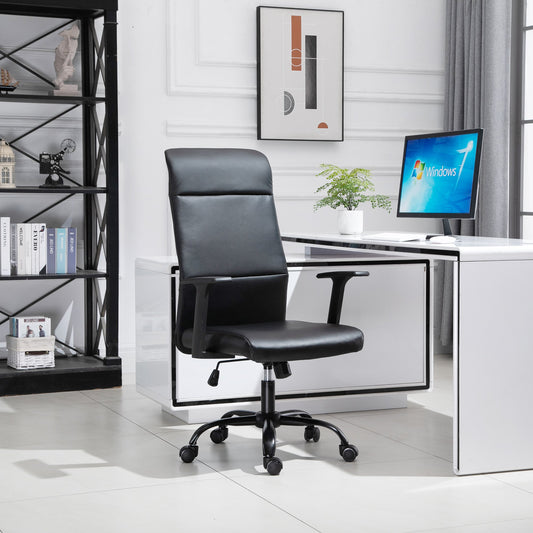 Vinsetto High-Back Office Chair Faux Leather Computer Home Desk