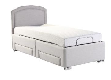 Adjustable Bed Base with Bed Frame