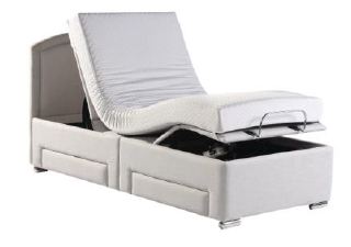 Adjustable Bed Base with Bed Frame