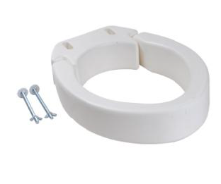 Folding Raised Toilet Seat - Round