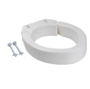 Folding Raised Toilet Seat - Oval