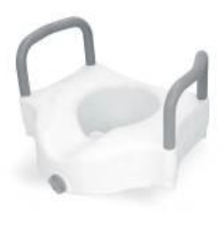 3-Way Raised Toilet Seat with Arms