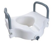 Raised Toilet Seat with Arms