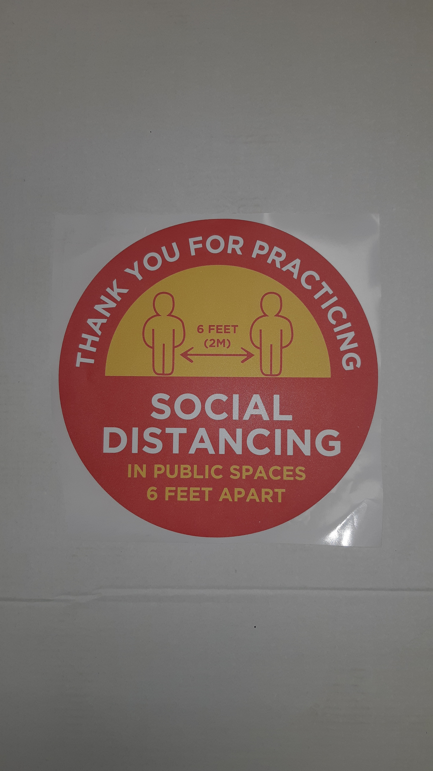 Social Distancing Signs  Laminated Each