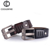 cowhide genuine leather belts for men brand male pin buckle jeans cowboy Mens Belt Luxury Designer High Quality Leather belt men