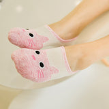 cute harajuku print cat socks women summer korean animal funny cute low cut ankle sock happy candy color sock sokken