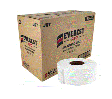 B085 JRT Jumbo Roll Toilet Tissue 8 Lb 8 Rolls