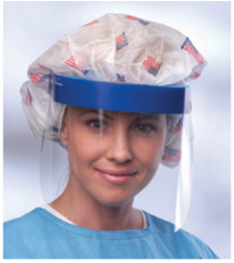 Disposable Face Shield with Foam Top and Elastic Band