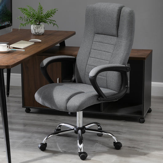 Vinsetto High Back Office Chair 360¬∞ Swivel Chair Adjustable Height