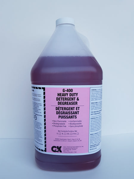 G-400 Heavy Duty Detergent 4x4L CURBSIDE PICK UP AVAILABLE