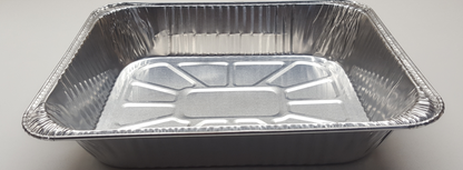 Half Size Medium Foil Steam Table Pans/Trays- 100/Cs