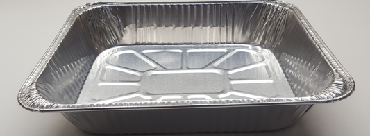 Half Size Medium Foil Steam Table Pans/Trays- 100/Cs
