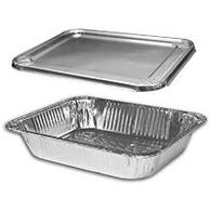 HFA Half Size Aluminum Foil Steam Table Pans / Trays – Deep & Medium and Shallow (100/Case)/Lids 100