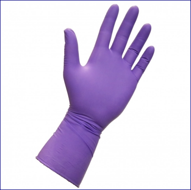 High Quality Long Cuff  CHEMO HALYARD PURPLE NITRILE* Exam Glove Medical 100/Box Available. CURBSIDE PICK UP AVAILABLE