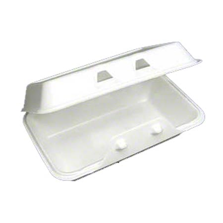 Pactiv - [HLW-0188] - 8.75" x 5.5" x 3" - Foam Hinged Lid Container - 220/CS CURBSIDE PICK UP AVAILABLE