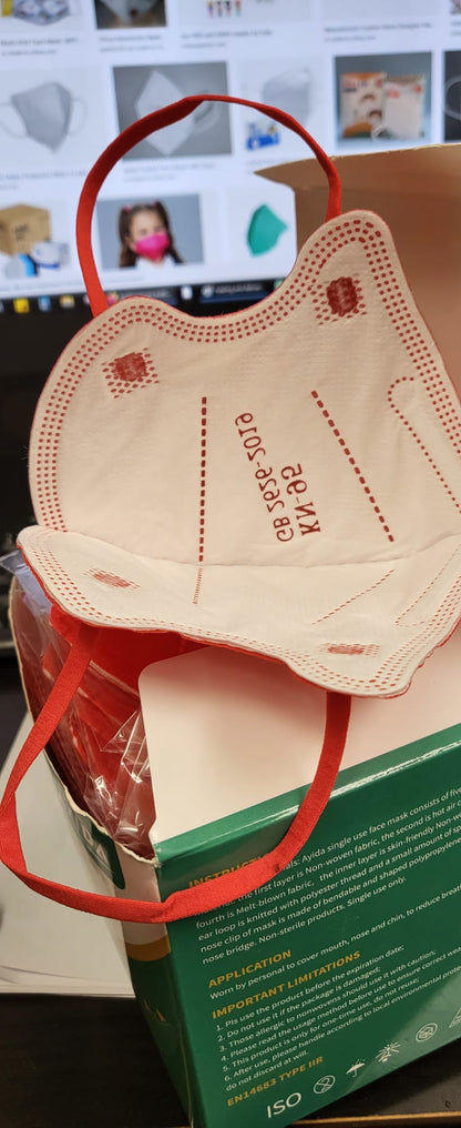 KN95 Kid's masks 5ply KN95 Face Mask 25/Box