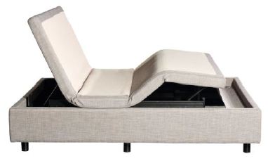 Adjustable Bed Base Luxury Model in Beige