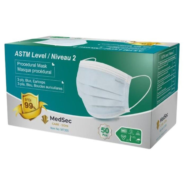ASTM masks - Level 2 and Level 3 50masks per box Ear loop 3 ply mask