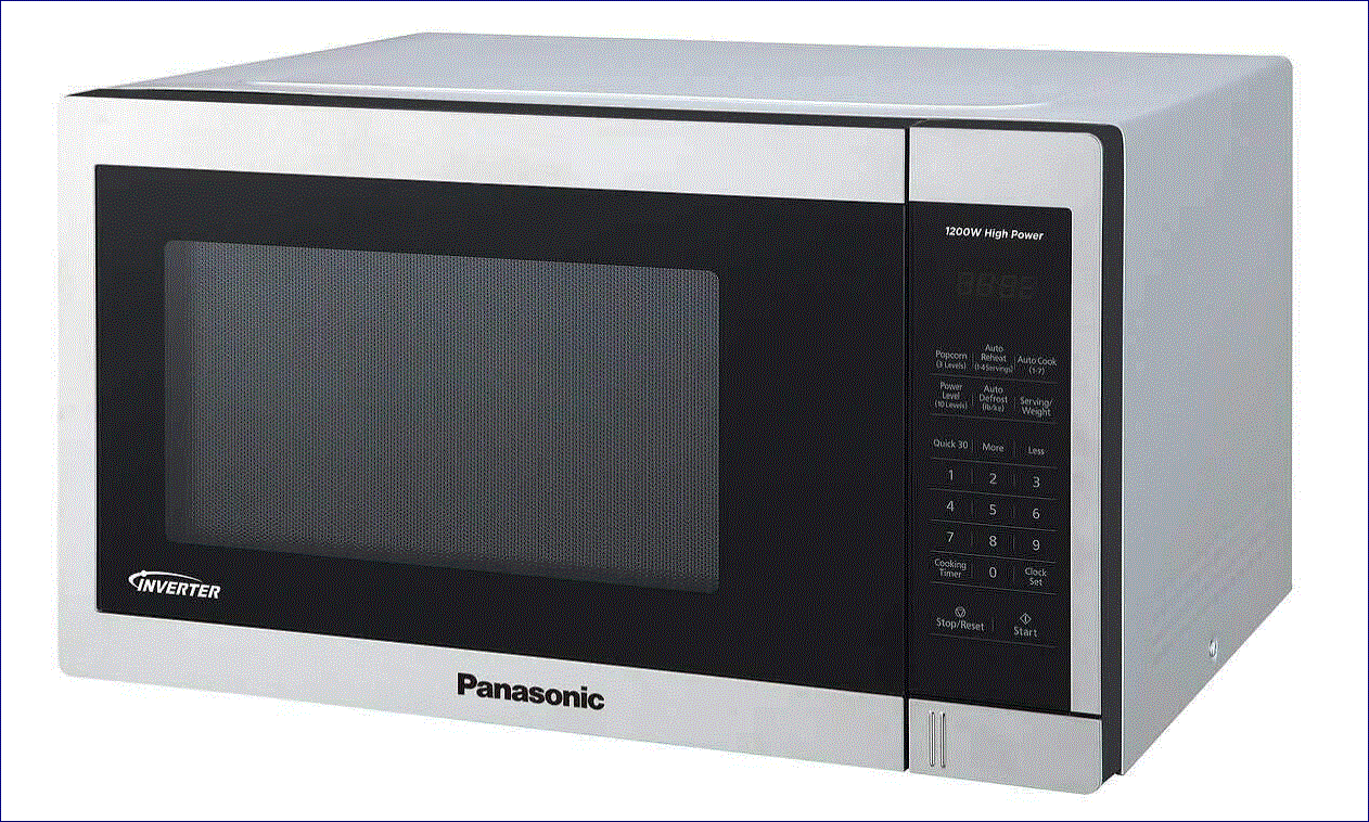 Refurbished Panasonic 1.3 Cu. Ft. Stainless Steel Countertop Microwave Oven – NN-SC678S
