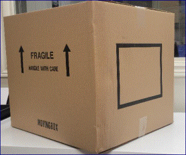 Corrugated boxes moving Box Fragile Handle with care 21"x 18"x 18" Each