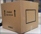 Corrugated boxes moving Box Fragile Handle with care 21"x 18"x 18" Each