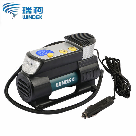 WINDEK Digital Car Compressor Tire Pump 12V Auto Tyre Inflator Electric Super Fast Air Compressor for Cars SUV Tires