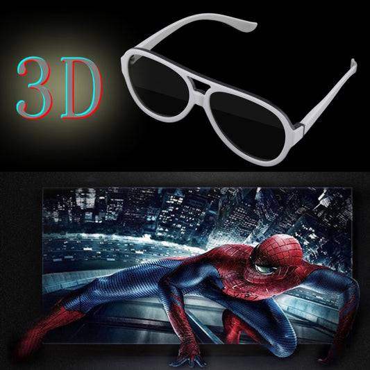 Universal Polarized 3D Glasses Passive Google Cardboard VR Virtual Reality 3D Game Movie TV Cinema Theatre Plastic Frame Glasses