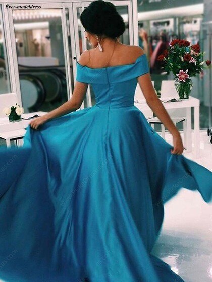 Simple Bridesmaid Dresses 2019 Off Shoulder Pockets A Line Long Formal Wedding Guest Party Gowns Maid Of Honor Custom Made Cheap